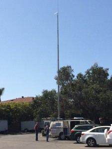 Testing the Rover in the Red Cross Parking Lot