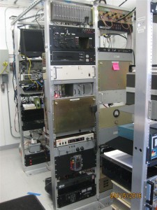 Mstr III mounted on top in rack above the Mstr II. Mstr II and controller has been removed for modification to a Micro-Mstr.