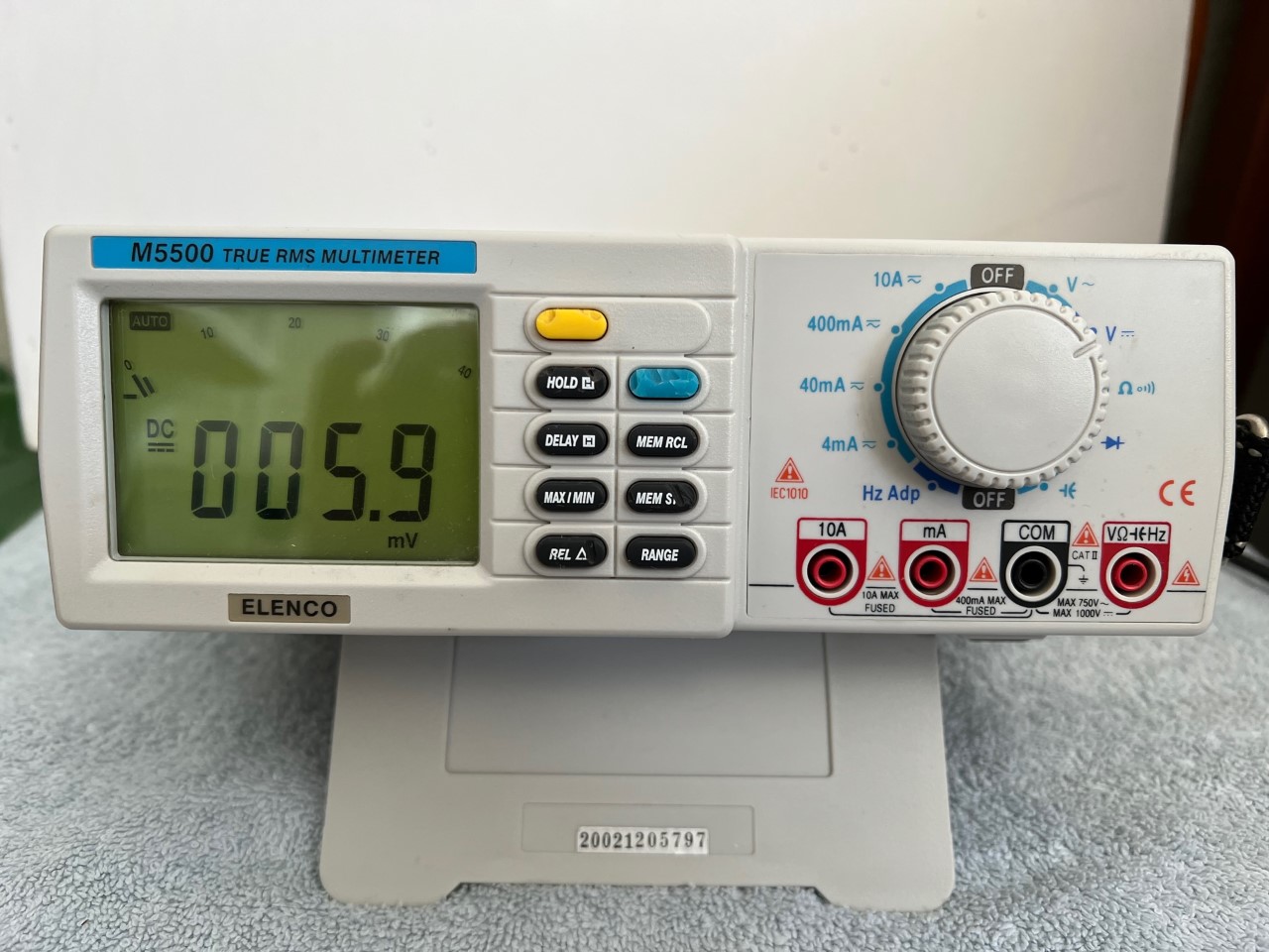 Elenco M5500 Bench Top Multimeter – Santa Barbara Amateur Radio Club